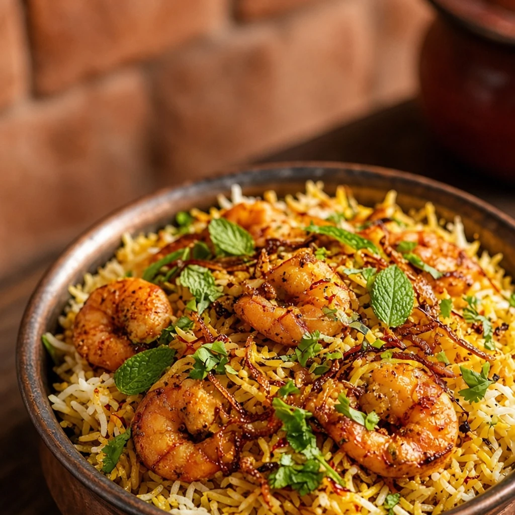 Shrimp Biryani
